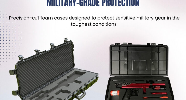 Custom Hard Case for Defence & Military Equipment