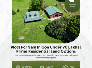 Plots For Sale In Goa Under 90 Lakhs