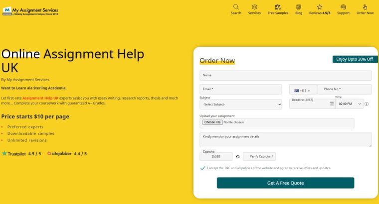 My Assignment Services UK