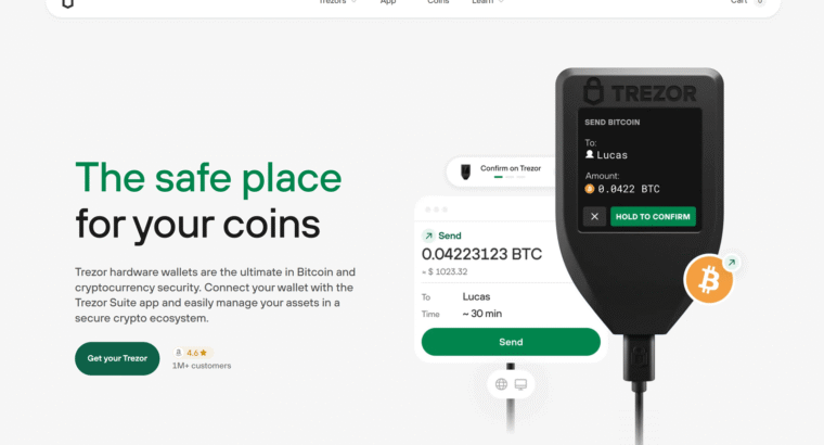 Getting started with Trezor: Guide to trezor.io/st