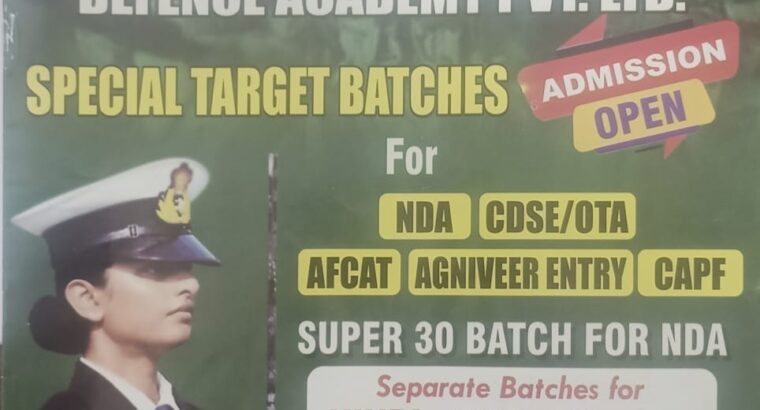 Best NDA & CDS Coaching in Dehradun | Defence Trai