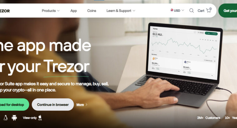 Trezor Suite – Manage All Your Digital Assets