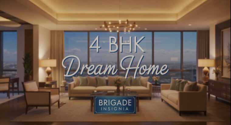 Brigade Insignia Luxury Apartments in Bangalore
