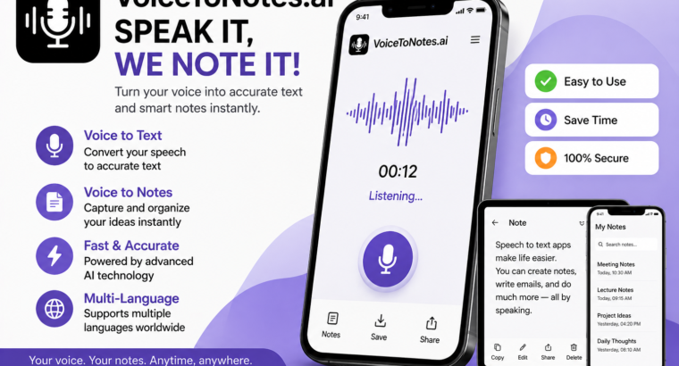 voice to text converter with voicetonotes.ai