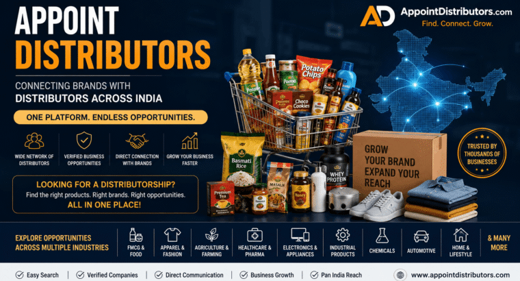Distributor Wanted Across India – fmcg distributor